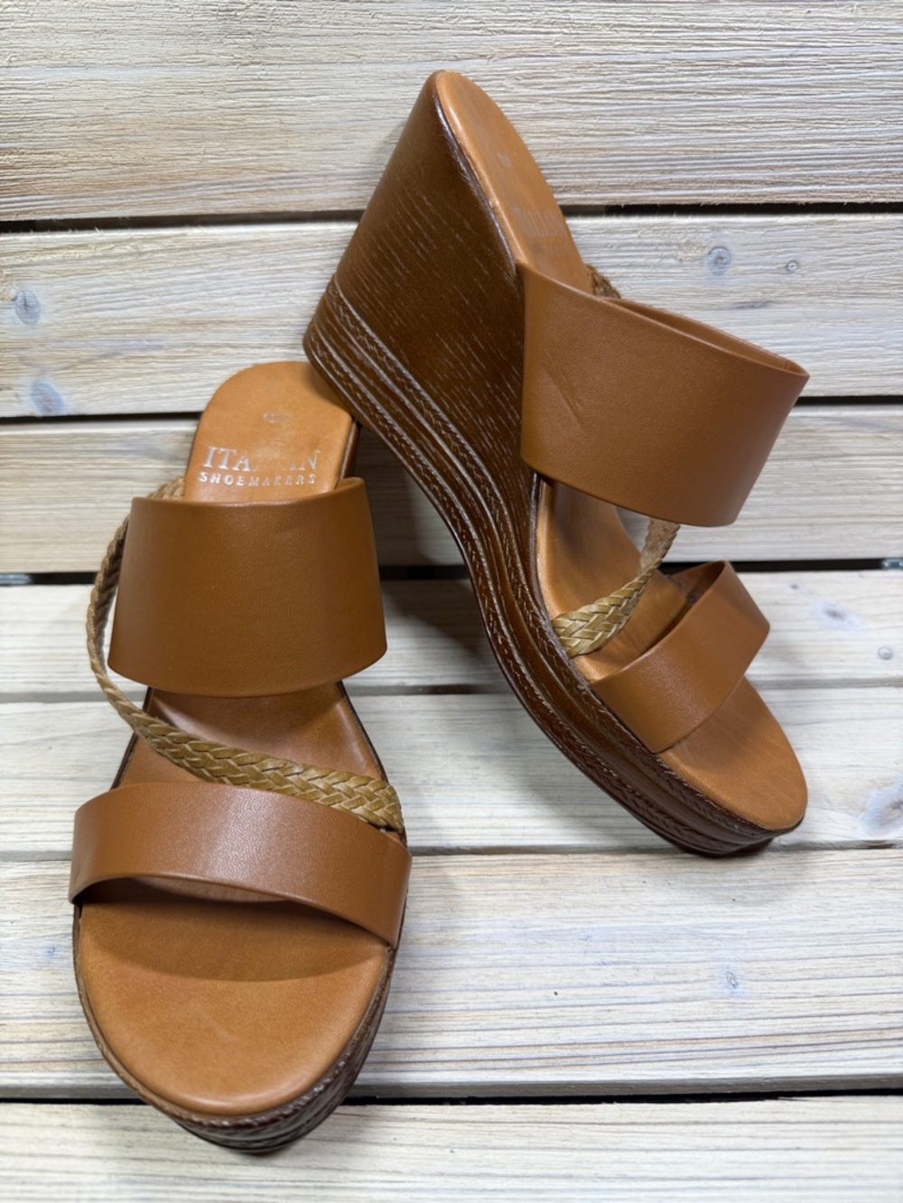 Italian Shoemaker Wedges Size 10M